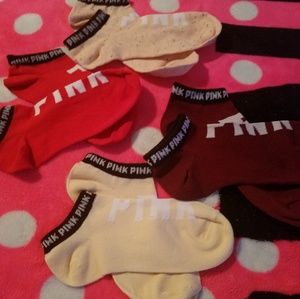 Victoria secret pink socks (4 pairs)